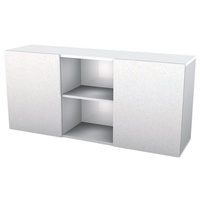 Hammerbacher Sideboard 1780, V1780/5/S lichtgrau, silber 160,0 x 42,0