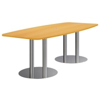 Hammerbacher Konferenztisch KT22S buche Tonnenform, 220,0 x 83,0 -