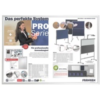 Franken Klapprahmen Security silber 87,2 x 122,0 cm
