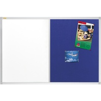 Franken Whiteboard-Pinnwand X-tra!Line 60,0 x 45,0 cm Textil blau