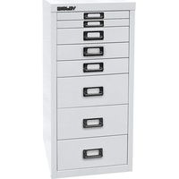 BISLEY MultiDrawerTM L298 Schubladenschrank verkehrsweiß 8 Schubladen 27,8 x