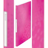 Leitz WOW, A4, PP, mit 20 Hüllen, pink-metallic