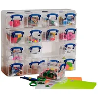 Really Useful Box Aufbewahrungsbox 0,3 l transparent 37,5 x
