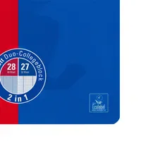 Oxford Collegeblock DUO Lineatur 27/28 liniert und kariert DIN