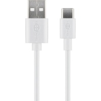 Goobay USB-C Lade- und Synchronisationskabel,1m, weiß