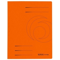 Herlitz Schnellhefter Quality Karton orange