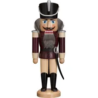 Seiffener Volkskunst eG Seiffener Volkskunst Nussknacker Husar aubergine Größe