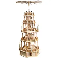 Erzgebirgische Volkskunst Richard Glässer GmbH Pyramide Christi Geburt natur