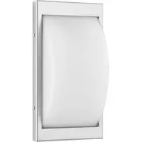 Lcd Außenwandleuchte Edelstahl 068 E27 IP44 spritzwassergeschützt silber