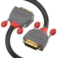 Lindy 36224 5m DVI-D Dual Link Kabel, Anthra Line