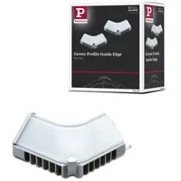 Paulmann Profil-Eckverbinder LED-Profil 2er Set Grau