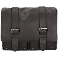 Pride and Soul Messenger Leder 40 cm Laptopfach dunkelbraun