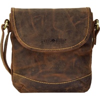 GREENBURRY Vintage Umhängetasche II Leder 17 cm Umhängetaschen Braun