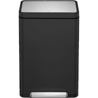 Eko X-Cube Tretmülleimer rechteckig schwarz 45 L mit extra