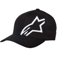 Alpinestars Corp Shift 2 Flexfit Cap, Schwarz (Black/White ),