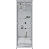 Fif Möbel Vitrine »OPTIMA«, Standvitrine, Vitrinenschrank, Glasvitrine, Sammlervitrine, LED