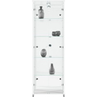 Fif Möbel Vitrine »OPTIMA«, Standvitrine, Vitrinenschrank, Glasvitrine, Sammlervitrine, LED