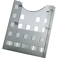 Helit Prospekthalter H6102508 DIN A4 grau transparent
