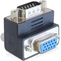 DeLock VGA Adapter Stecker/Buchse, gewinkelt 90° (65289)