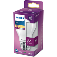 Philips LED-Lampe 76325100 8,5W E27 warmweiß