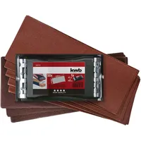 KWB 485170 PROFI Handschleifer-Set, mit 50 Schleifstreifen 93 x