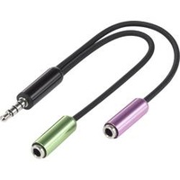 SpeaKa Professional SP-7870716 Klinke Audio Y-Adapter [1x Klinkenstecker 3.5