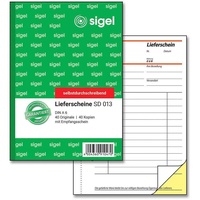 Sigel Lieferschein mit Empfangsschein Formularbuch SD013, 1 St.