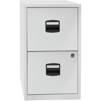 BISLEY Home PFA 2 Hängeregistraturschrank lichtgrau 2 Schubladen 41,3