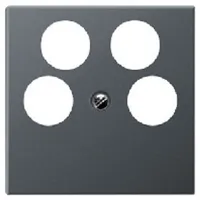 Jung Abdeckung 4-Loch-Sat A 561-4 SAT2 ANM