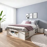 Interlink Funktionsbett Till 180 x 200 cm weiß