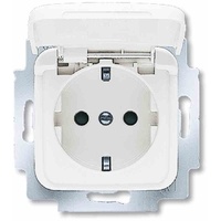 Busch-Jaeger 20 EUKB-214 SCHUKO® Steckdosen-Einsatz mit Klappdeckel