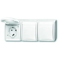 Busch-Jaeger 2300/3 EW-54 SCHUKO® Steckdose 3-fach