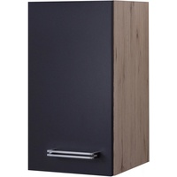 Flex-Well Hängeschrank Lara 30 cm Anthrazit-San Remo Eiche