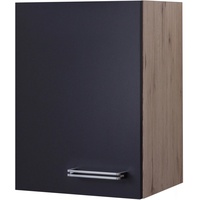 Flex-Well Hängeschrank Lara 40 cm Anthrazit-San Remo Eiche
