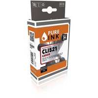 Pure Ink 170745990014 CLI521 kompatible Druckerpatronen Schwarz 19 ml