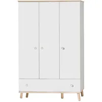 Paidi Kleiderschrank Ylvie 3-türig weiß