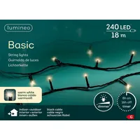 Lumineo Kaemingk Lichterkette LED Basic 240 LED, warmweiß