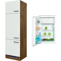 Flex-Well Exclusiv Kühlschrank-Einbauschrank Vintea mit Kühlschrank EEK: F