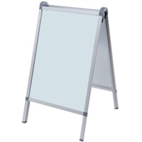 Franken Kundenstopper Outdoor PRO silber DIN A1 2 Fächer