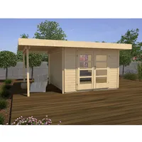Weka Designhaus 126 A+ 4,42 x 2,4 m natur