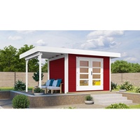Weka Designhaus 126 A+ 4,42 x 3 m schwedenrot
