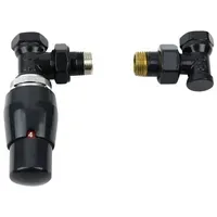 Ximax Heizkörper Anschlussarmaturen Thermostatset Eck 16mm anthrazit