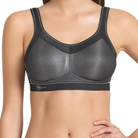 Anita Active Damen Bügelloser BH 5529, Schwarz | 70C