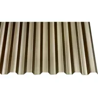 Guttagliss Polycarbonat Wellplatte 500 x 104 cm bronze
