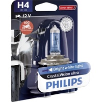 Philips 12342CVUBW Halogen Leuchtmittel CrystalVision ultra H4 60/55 W