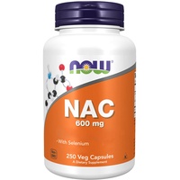 NOW Foods NAC N-Acetyl Cysteine 600 mg Kapseln 250