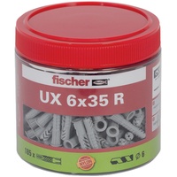 Fischer Universaldübel UX 6x35 R Dose, 185er-Pack (531027)