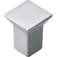 Hettich Möbelknopf Zinkdruckguss, Aluminium Optik, 1 Stück