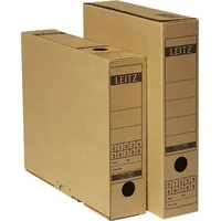 Leitz Archivbox 60840000 Dateiablagebox Karton Schwarz