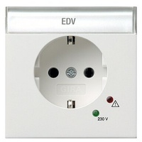 Gira 0451112 SCHUKO-Steckd. ÜSS + BSF Flächenschalter Reinweiß